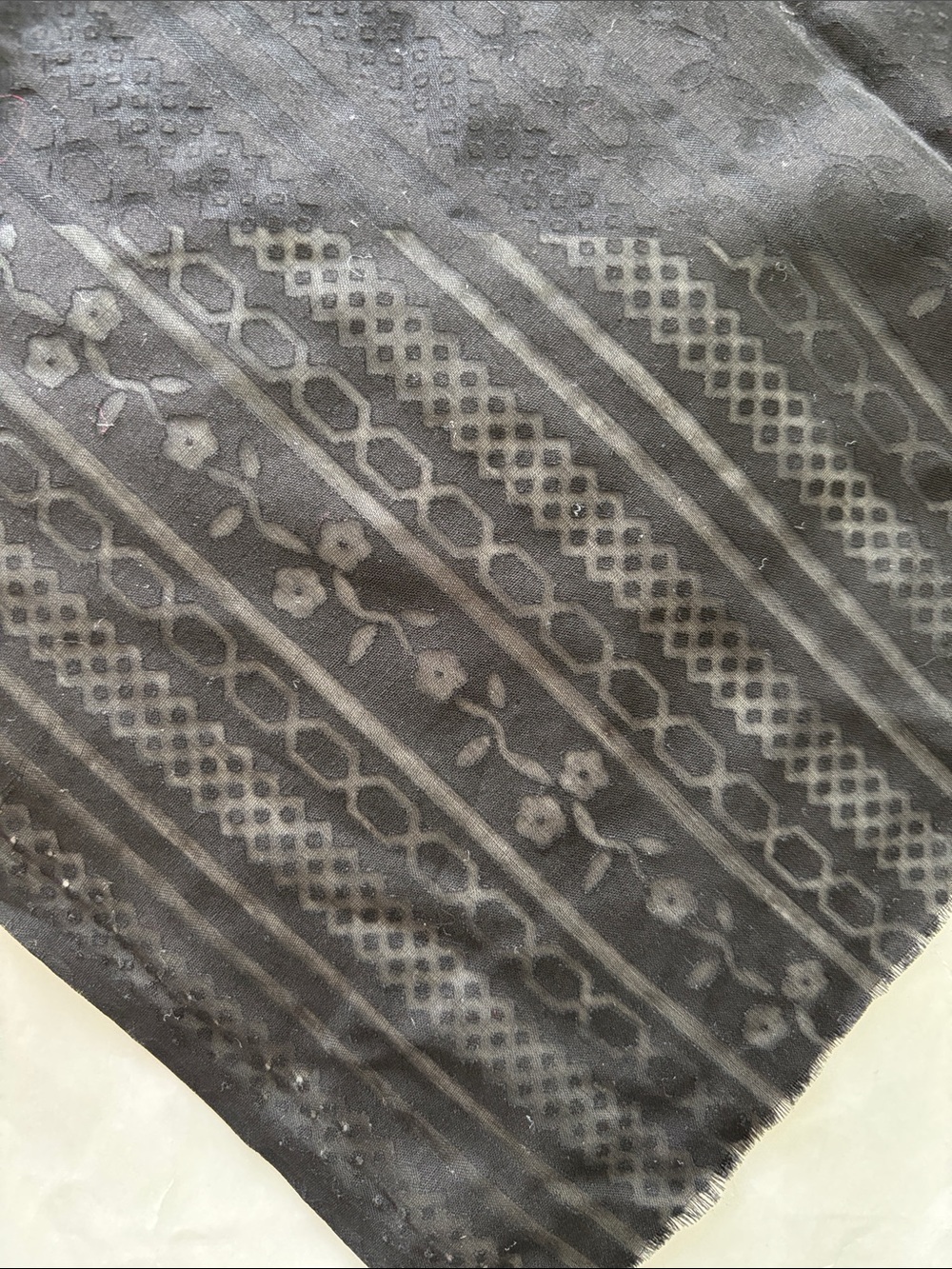 Light weight floral/ stripe fabric